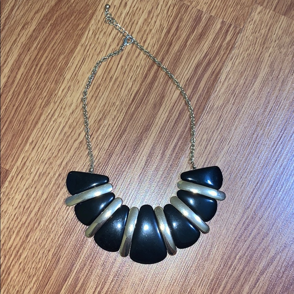 Black and gold necklace